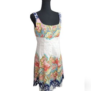 Nine West Jones Group collaboration Spanish floral print 8 cotton blend …